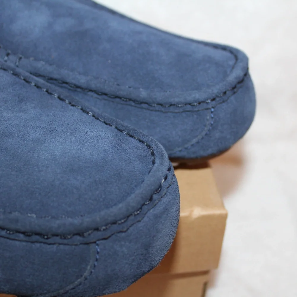 UGG KOOLABURRA SUEDE FUR‎ SLIPPERS BLUE NEW!